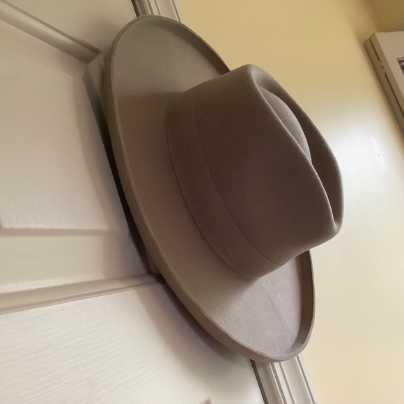 Brixton Victoria Wool Felt Fedora Sand SZ S main image 9